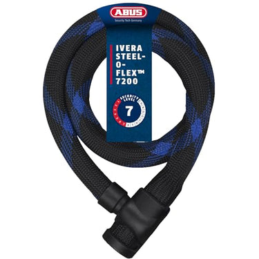Abus Ivera Steel-O-Flex 7200/110, AB55138 Unisex, Nero, 110 cm, Black on sale